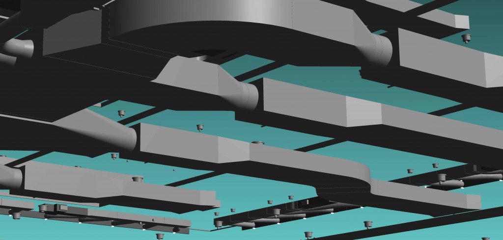 Revit MEP Underfloor Duct and Floor Diffusers