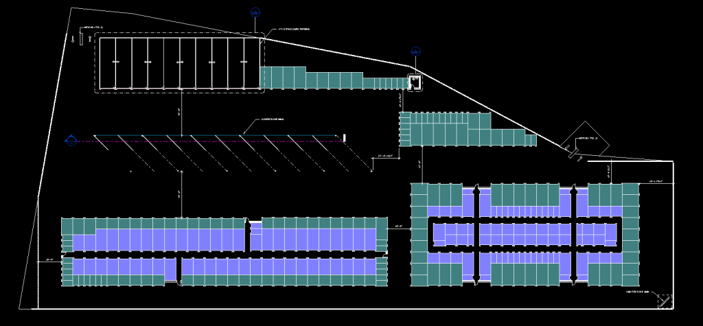 Storage unit space planning with Revit