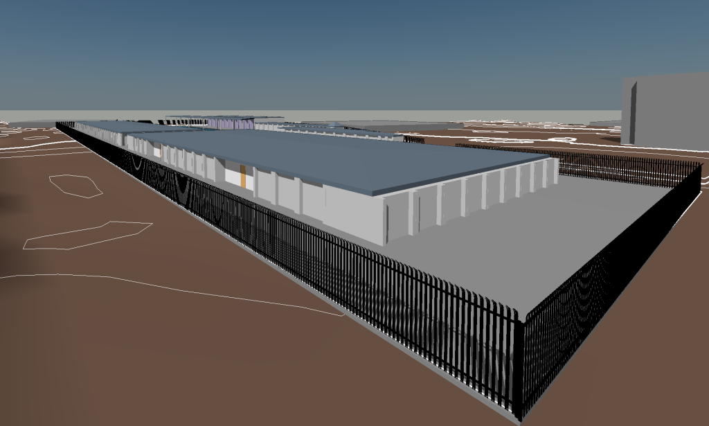 Storage Unit Facility Design in Revit