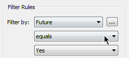 Revit Filter - Future equals Yes